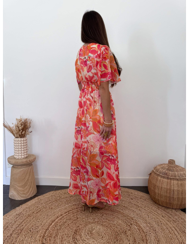 Solia - robe longue fleurie