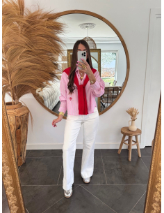 Beline - chemise 2 en 1 rayée