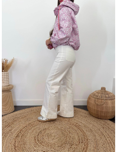 Natio - parka fleuri rose