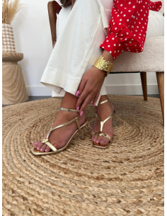 Verona - sandales dorées