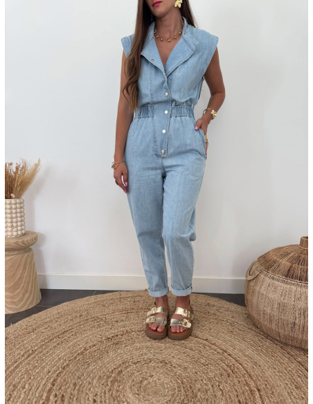Sandy - combinaison en jean bleu