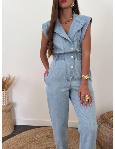 Sandy - combinaison en jean bleu