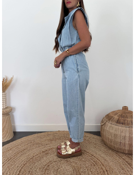Sandy - combinaison en jean bleu