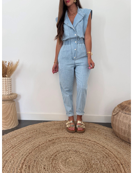 Sandy - combinaison en jean bleu