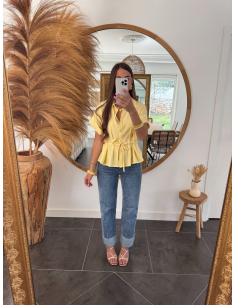 (PRÉCOMMANDE) Glinda - blouse jaune