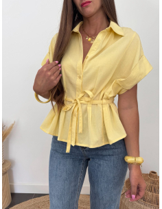 (PRÉCOMMANDE) Glinda - blouse jaune 2