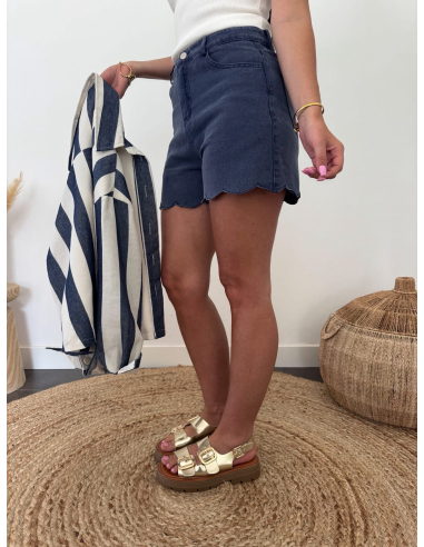 Ricci - short en jean marine