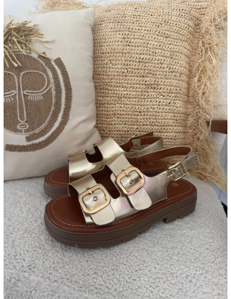 Gao - sandales dorées