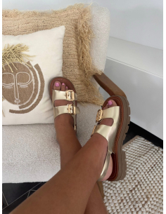 Gao - sandales dorées