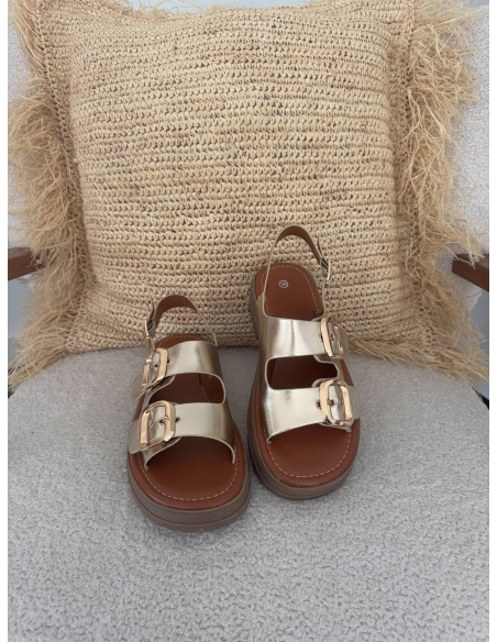 Gao - sandales dorées