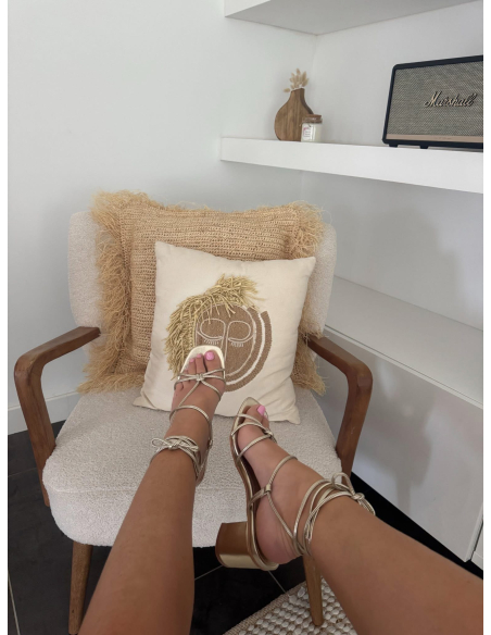 Alizée - sandales dorées