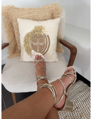 Alizée - sandales dorées