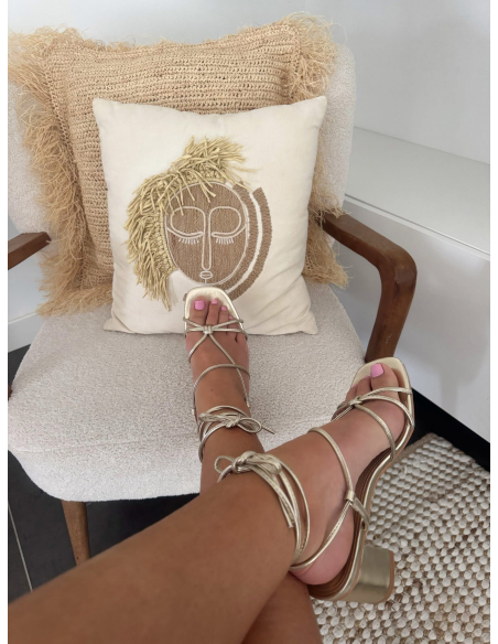 Alizée - sandales dorées