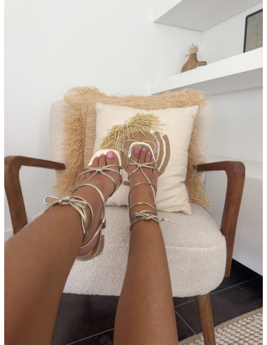 Alizée - sandales dorées