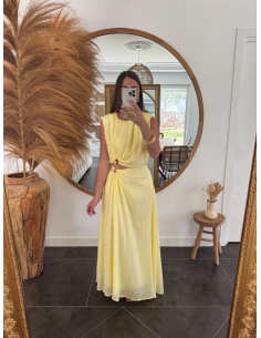 Lio - ensemble top & jupe jaune