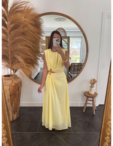 Lio - ensemble top & jupe jaune