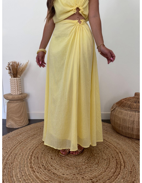 Lio - ensemble top & jupe jaune