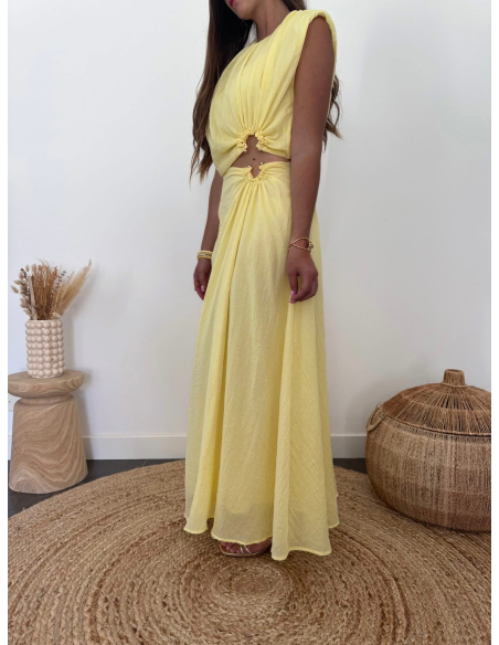 Lio - ensemble top & jupe jaune