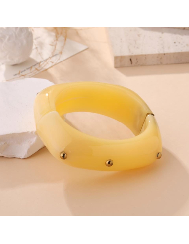 Britany - jonc en résine jaune