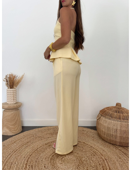 Pedra - gilet de tailleur jaune