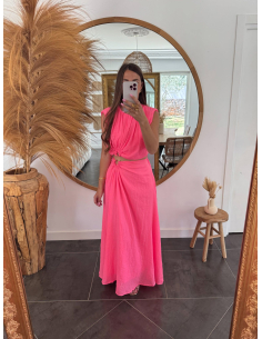 Lio - ensemble top & jupe rose