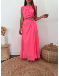 Lio - ensemble top & jupe rose 2