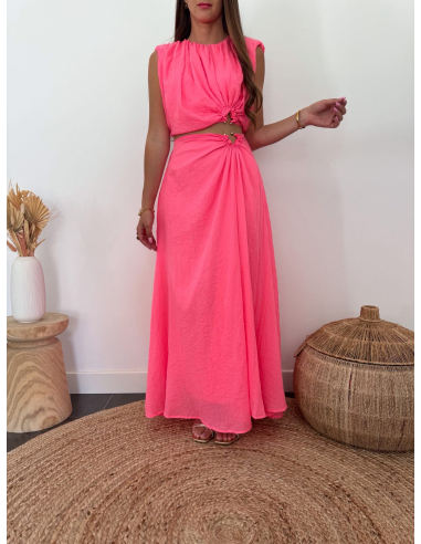 Lio - ensemble top & jupe rose