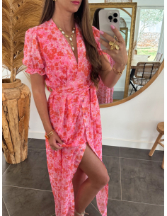 (PRÉCOMMANDE) Ophira - robe longue fleurie 2