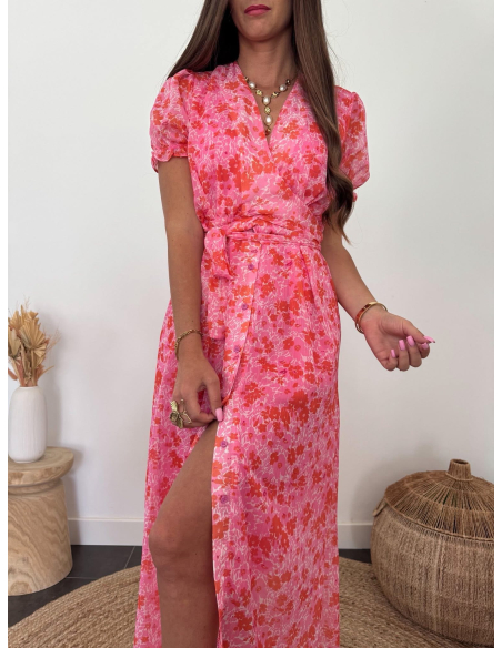 (PRÉCOMMANDE) Ophira - robe longue fleurie