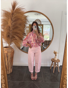 Leonie - blouse fleurie