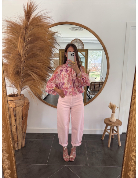 Leonie - blouse fleurie