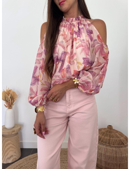 Leonie - blouse fleurie