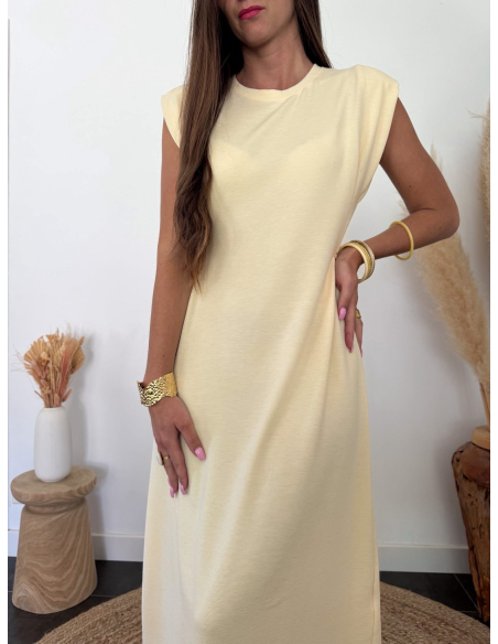 Lileo - robe jaune pâle