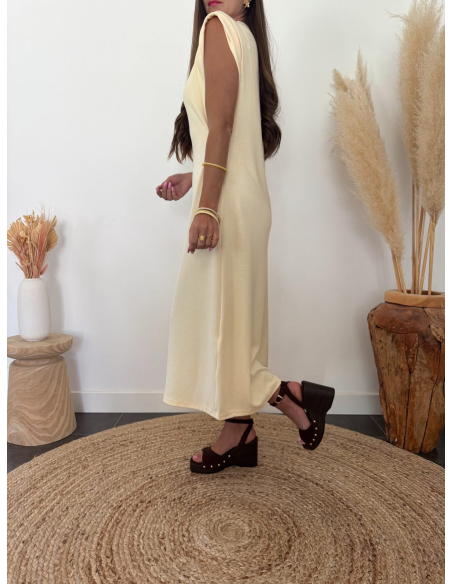 Lileo - robe jaune pâle
