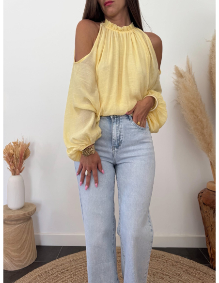 Valmie - blouse jaune