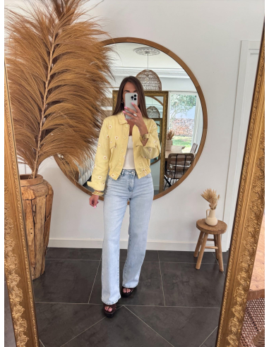 Livie - veste marguerite jaune
