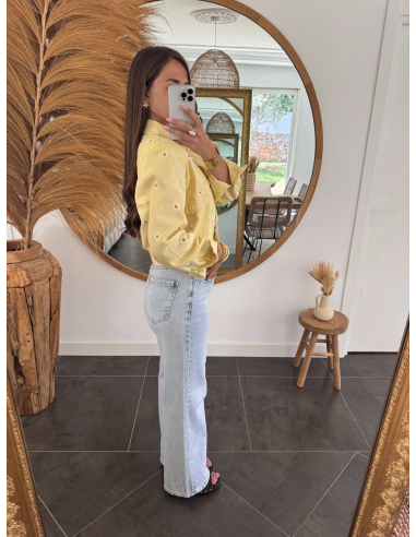 Livie - veste marguerite jaune