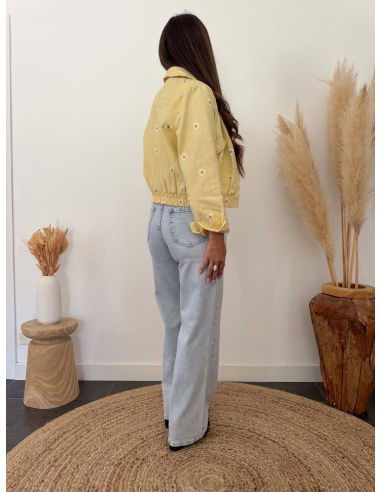 Livie - veste marguerite jaune