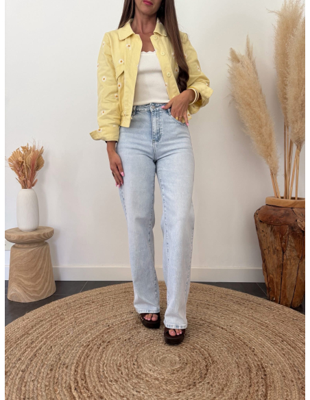 Livie - veste marguerite jaune