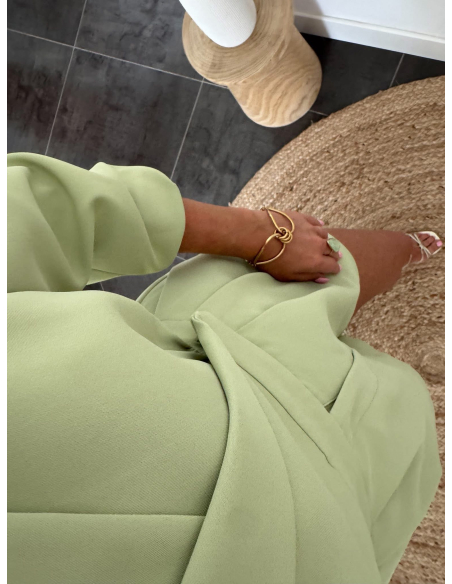 Avelia - combishort blazer vert pistache