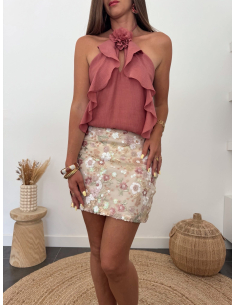 Lovie - top terracotta 2