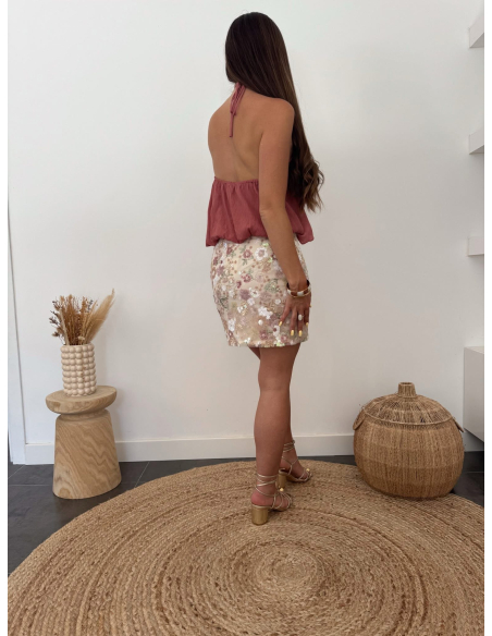 Lovie - top terracotta