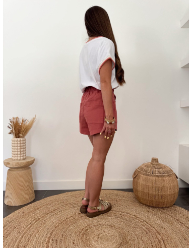 Ossane - t-shirt cœur rose
