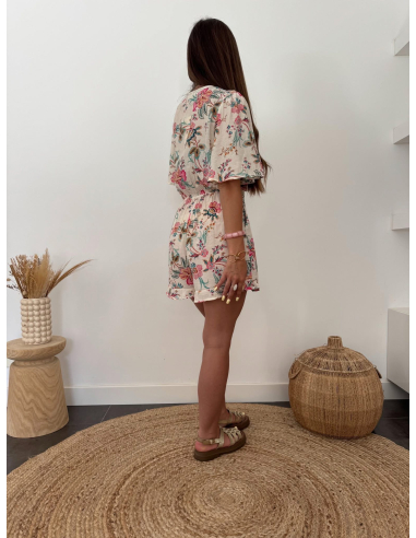Lucilla - combishort fleurie