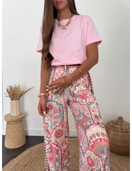 Corentine - t-shirt rose