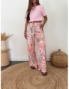 Corentine - t-shirt rose 2