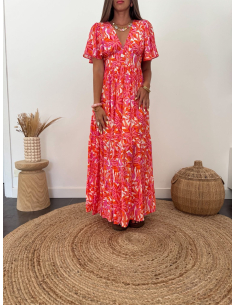 Natalia - robe longue fleurie 2
