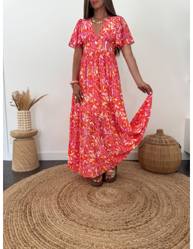 Natalia - robe longue fleurie