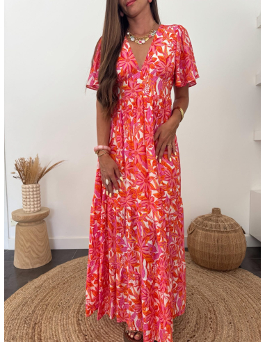 Natalia - robe longue fleurie