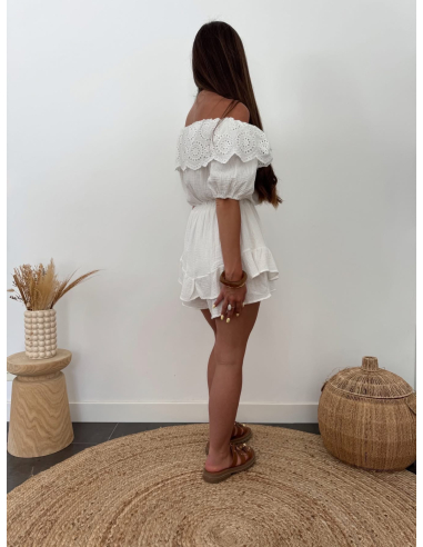 Doréa - combishort en gaze de coton